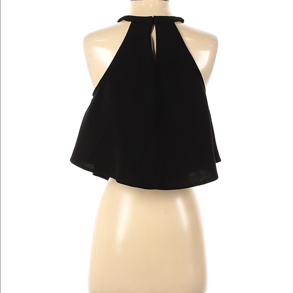 Dressy black polyester Top - Picture 2 of 6